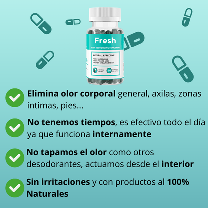 DESODORANTE CORPORAL EN CAPSULAS